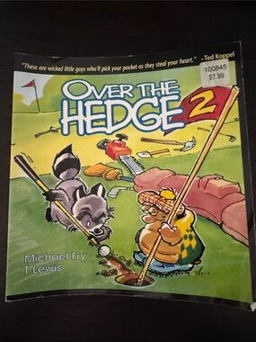 Over the Hedge 2 Paperback Comic Book - Green Cover
